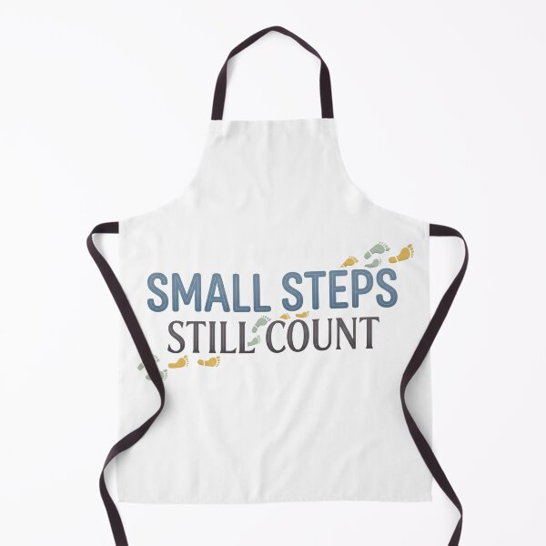 Item preview, Small Steps Still Count Gentle Typography - Minimalist Design designed and sold by larbimalki.