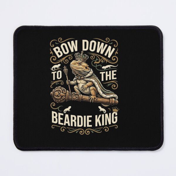 Item preview, Bow Down To The Beardie King Crown Bearded Dragon Cute Reptile Design designed and sold by Ostericaimusa.