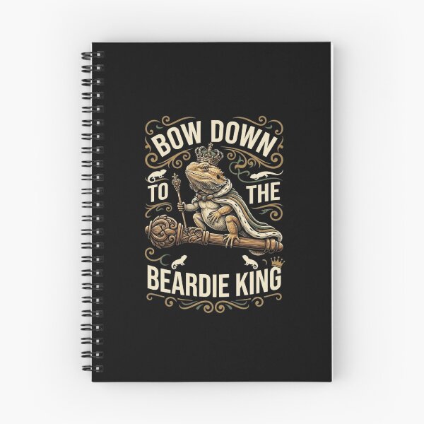 Item preview, Bow Down To The Beardie King Crown Bearded Dragon Cute Reptile Design designed and sold by Ostericaimusa.