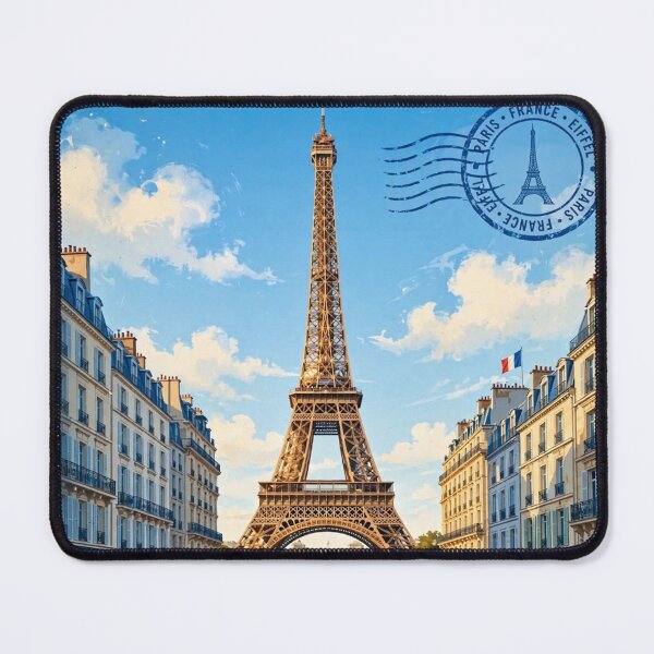 Item preview, France – Eiffel Tower Paris Vintage Travel | Romantic City Lights & French Elegance designed and sold by DibujandoPorfa.