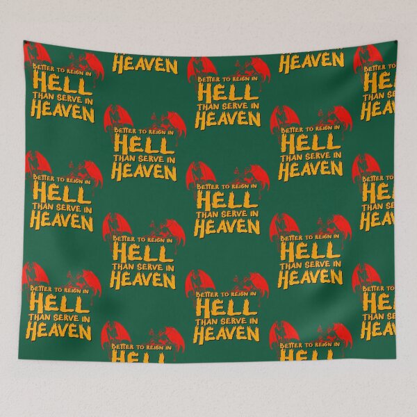 Item preview, Better to reign in Hell, than serve in Heaven Active  designed and sold by PsychicMedium.