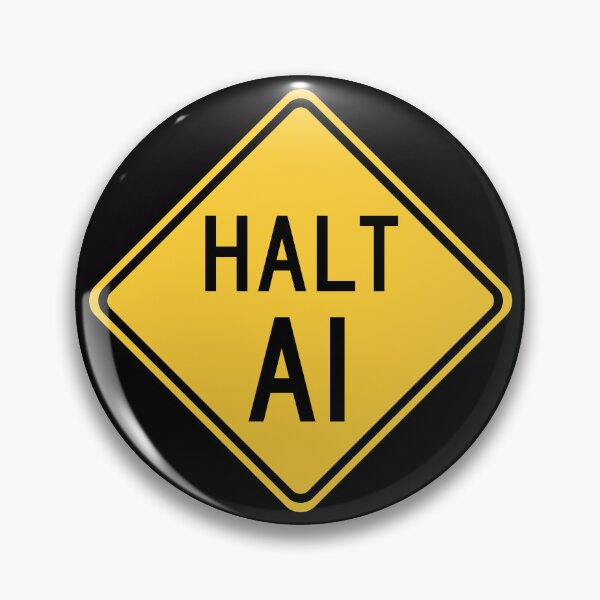 Item preview, Halt AI Diamond Sign designed and sold by AvnixArts.