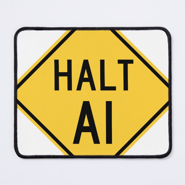 Item preview, Halt AI Diamond Sign designed and sold by AvnixArts.