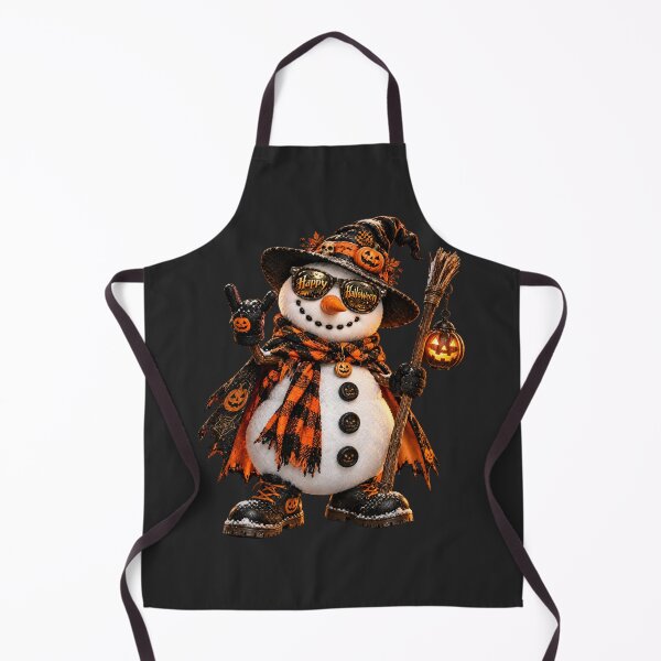 Item preview, Rocker Witch Snowman Halloween Sunglasses Art – Funny Seasonal Print designed and sold by MagicMakerPh.