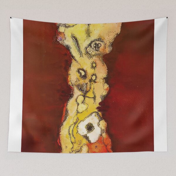 Item preview, Columna de figura grotescas - art informel designed and sold by NeonCanvasDream.