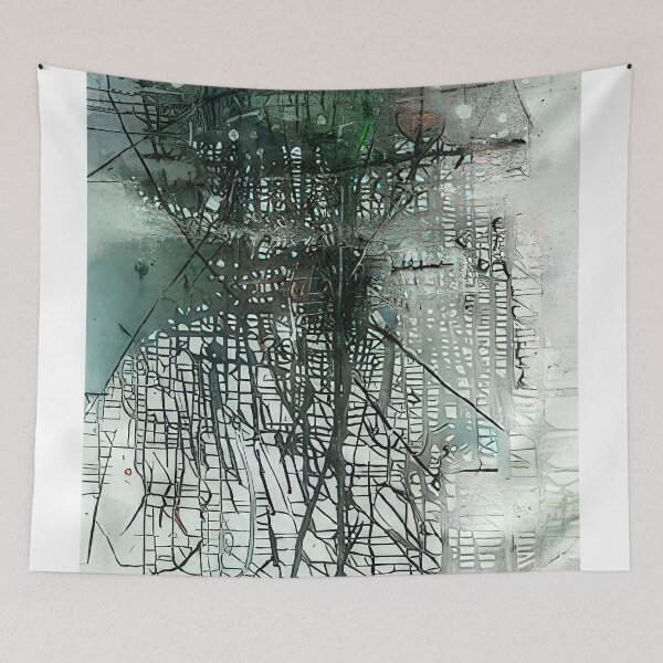 Item preview, Composition - art informel designed and sold by NeonCanvasDream.