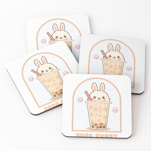 Item preview, Boba Is Life Kawaii Fluffy Bunny Milk Tea Graphic designed and sold by Gameshalah's Designs Hub.