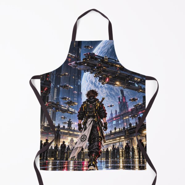 Item preview, Danix Cyberpunk Moon Walk Poster Design designed and sold by Kenzie & Co.