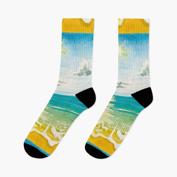 Item preview, Beach at Sunrise – Watercolor Coastal Landscape designed and sold by Greitas.