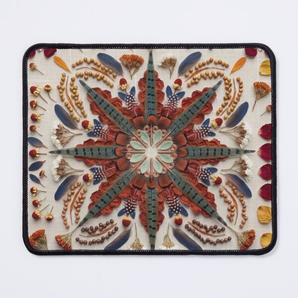 Item preview, Autumn Feather Symmetry designed and sold by KingsArtworx 2.
