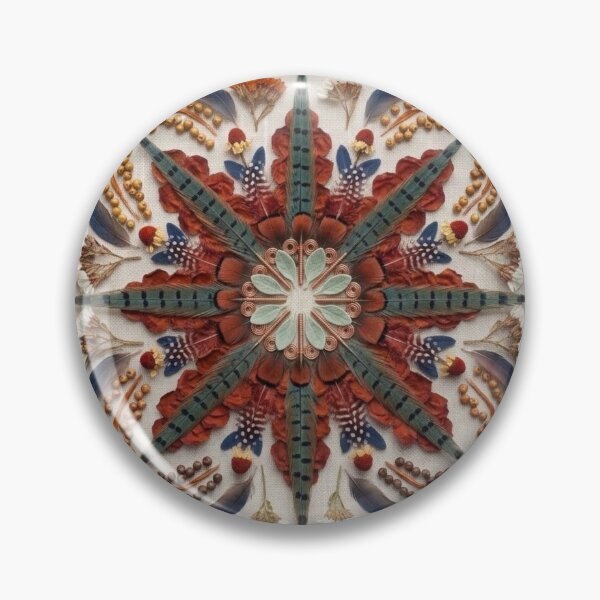 Item preview, ​Autumn Feather Symmetry designed and sold by KingsArtworx 2.
