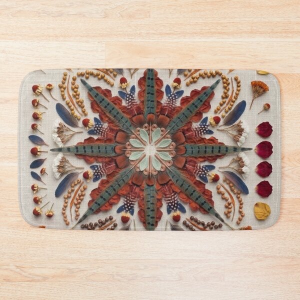 Item preview, ​Autumn Feather Symmetry designed and sold by KingsArtworx 2.
