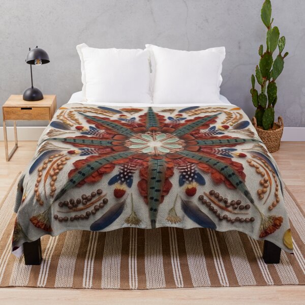 Item preview, ​Autumn Feather Symmetry designed and sold by KingsArtworx 2.
