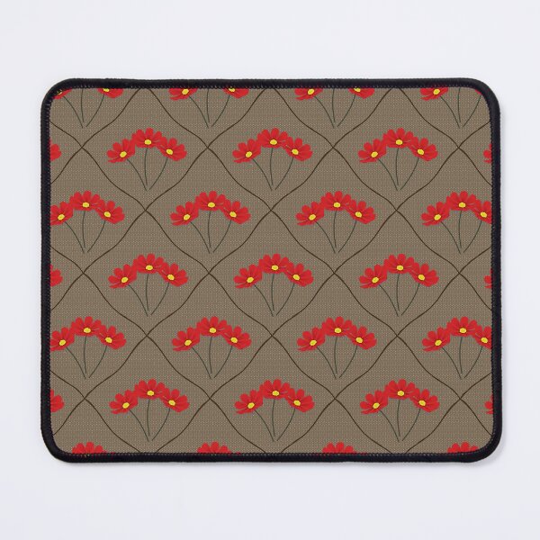 Item preview, Red Flower Seamless Design designed and sold by Cato Designs.