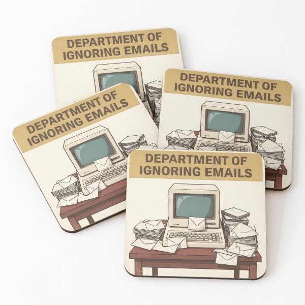 Item preview, Department of Ignoring Emails designed and sold by PictorialWhimsy.