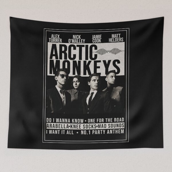 Item preview, No. 1 Party Anthem Arctic Monkey Vintage Black and White Band Poster designed and sold by feralgakumso.