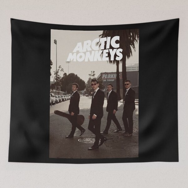 Item preview, Parking On Orange Arctic Monkey Vintage Street Style Band Poster designed and sold by feralgakumso.