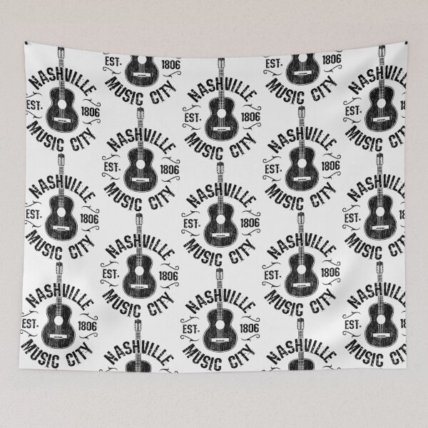 Item preview, Nashville Music City Usa Country Music Gift designed and sold by Kikinomiarts.