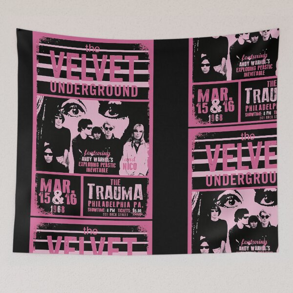 Item preview, The Velvet Underground Exploding Plastic Inevitable Concert Poster designed and sold by Crystelintz.