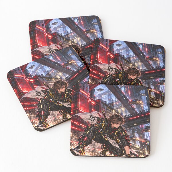 Item preview, Danix Cyberpunk Spark Landing Poster Design designed and sold by Kenzie & Co.