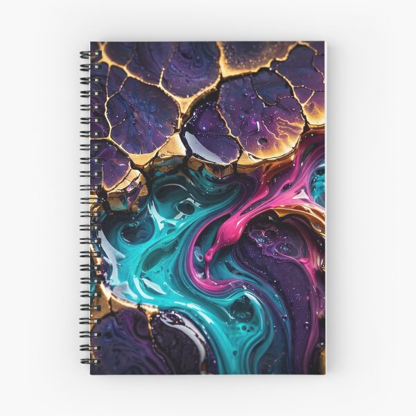 Item preview, GOLDEN FAULT LINES•FLUID RESIN ART•DARK LUXURY•ABEL LUGO•LSV designed and sold by Lugo Sunset Visions.