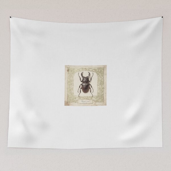 Item preview, Vintage Stag Beetle Specimen Study in Gilt designed and sold by PictorialWhimsy.