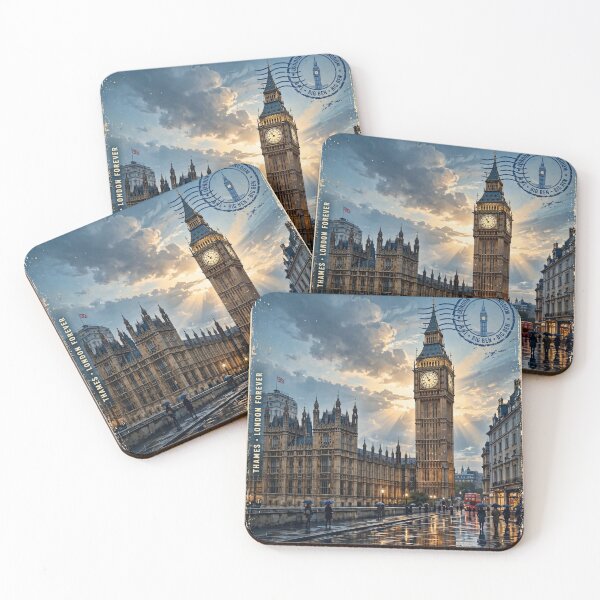 Item preview, United Kingdom – Big Ben London Vintage Travel | Historic Streets & British Heritage designed and sold by DibujandoPorfa.
