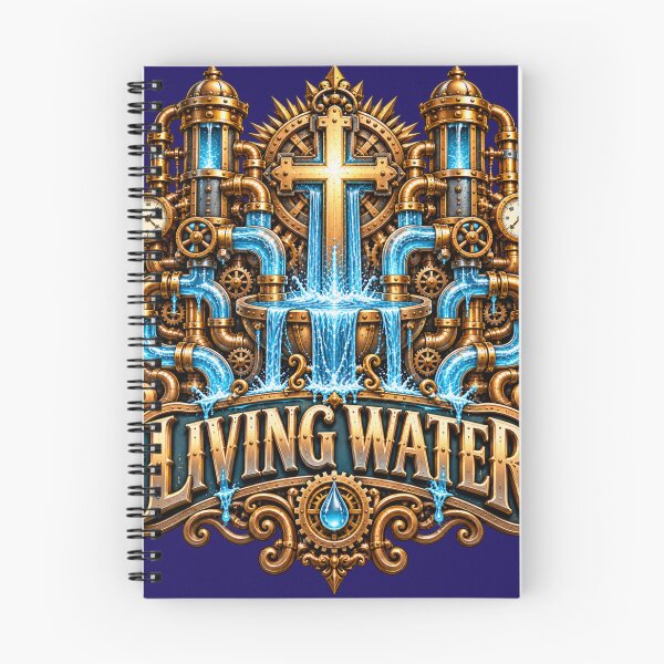 Item preview, Agua Viva, estilo Steampunk cristiano designed and sold by TheBibleStop.