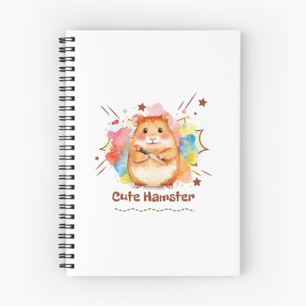 Item preview, Creative Chaos Cute Watercolor Hamster Painter Graphic designed and sold by Gameshalah's Designs Hub.