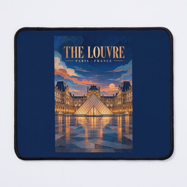 Item preview, The Louvre - Paris - France designed and sold by GoodOldVintage.