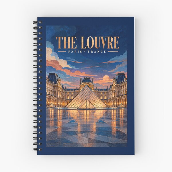 Item preview, The Louvre - Paris - France designed and sold by GoodOldVintage.