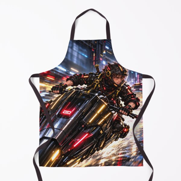 Item preview, Danix Cyberpunk Motorbike Poster Design designed and sold by Kenzie & Co.