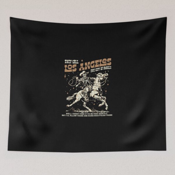 Item preview, Retro Cowboy Skeleton Riding Horse Wild West Art designed and sold by ElliBrandt.