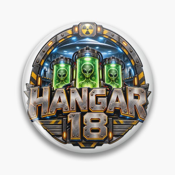 Item preview, Hangar 18 Alien Logo Design designed and sold by Moviebuff91.