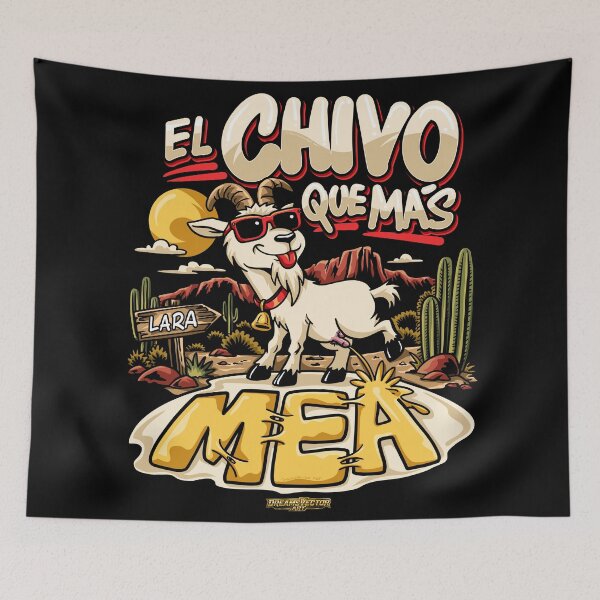 Item preview, The Goat That Pees the Most – Funny Venezuelan Saying | Goat from Lara | Venezuelan Humor Gift designed and sold by Dreamsvector Art.