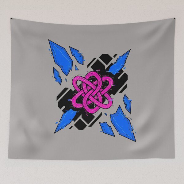 Item preview, Bold Pink and Blue Abstract Geometric Logo-8 designed and sold by EldonBogisic.