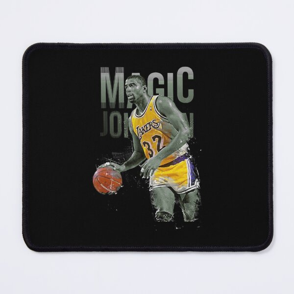 Item preview, Classic Basketball Legend Number 32 Yellow Jersey Art designed and sold by ElliBrandt.