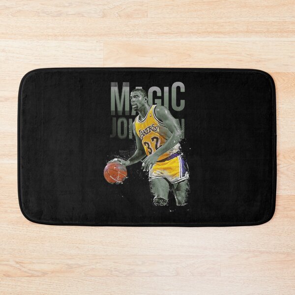 Item preview, Classic Basketball Legend Number 32 Yellow Jersey Art designed and sold by ElliBrandt.
