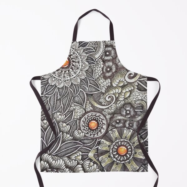 Item preview, Topaz Floral Zentangle designed and sold by KarMarieCrafts.