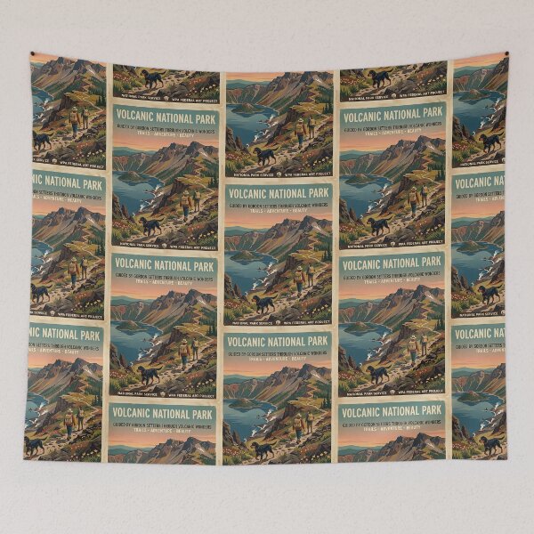 Item preview, Gordon Setter Volcanic Hiker designed and sold by PictoVibe.