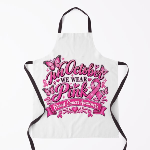 Item preview, in October We Wear Pink Butterfly Breast Cancer Awareness  designed and sold by QuiteOrbit.