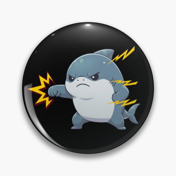 Item preview, Cute Lightning Punch Shark designed and sold by Nature's Chibis.