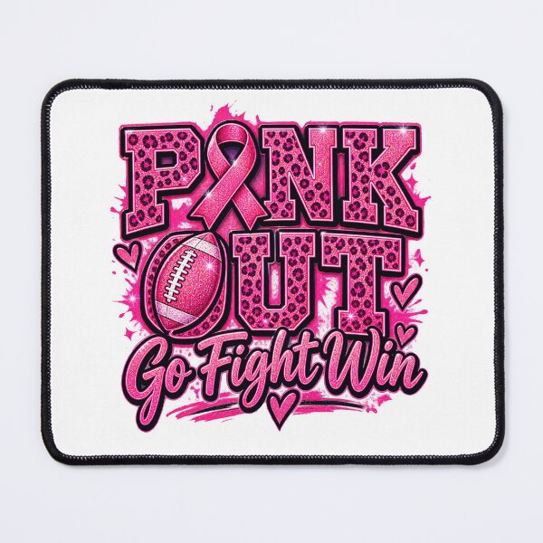 Item preview, Pink Out Football for Women Breast Cancer designed and sold by QuiteOrbit.