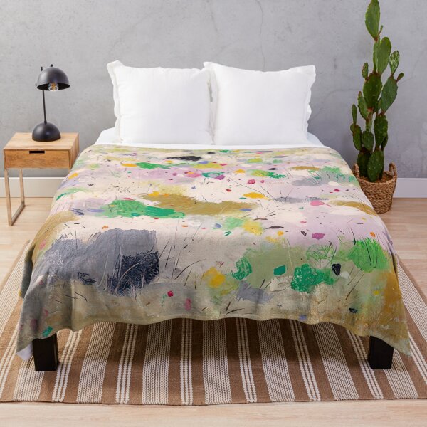 Item preview, The blooming mountain - abstract expressionism, ink and wash painting designed and sold by NeonCanvasDream.