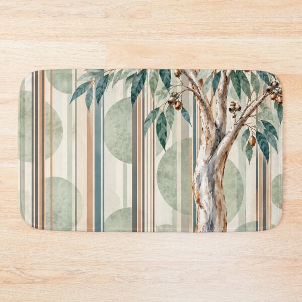 Item preview, Eucalyptus Tree and Sage Stripes designed and sold by TheMethod.