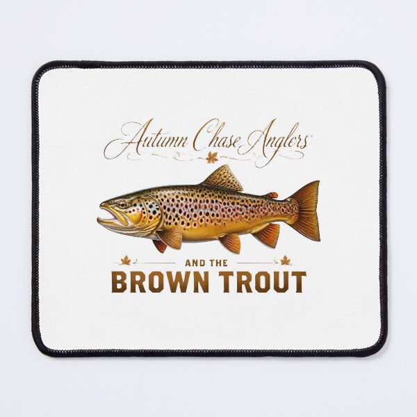 Item preview, Vintage Autumn Chase Anglers Brown Trout Graphic designed and sold by NobleCast .
