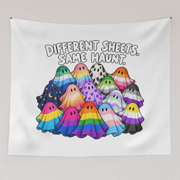 Item preview,  ⭐DIFFERENT SHEETS. SAME HAUNT.⭐ designed and sold by WheelieGdArt.