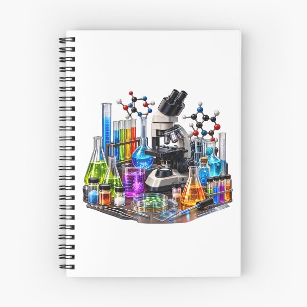 Item preview, Geek Chemistry Laboratory — Science Lab Microscope & Molecular Science designed and sold by builtforyou.