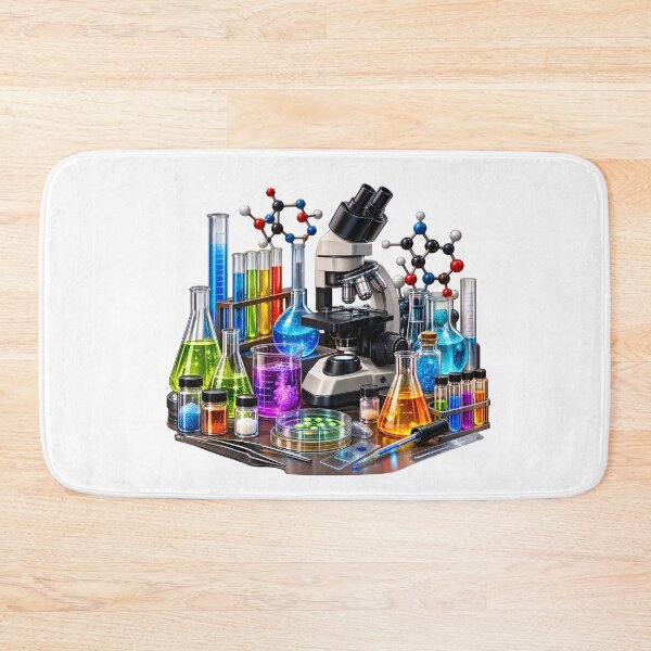 Item preview, Geek Chemistry Laboratory — Science Lab Microscope & Molecular Science designed and sold by builtforyou.