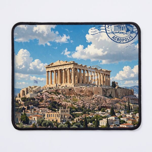 Item preview, Greece – Acropolis Athens Vintage Travel | Ancient Ruins & Mediterranean Beauty designed and sold by DibujandoPorfa.